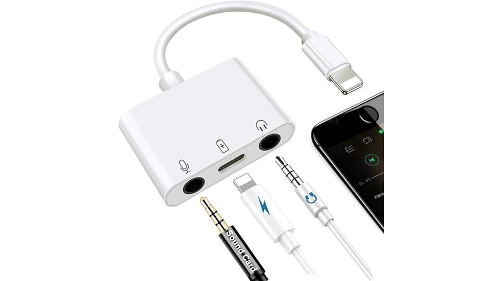 iphone microphone headphone adapter