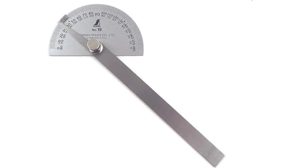 japanese stainless steel protractor