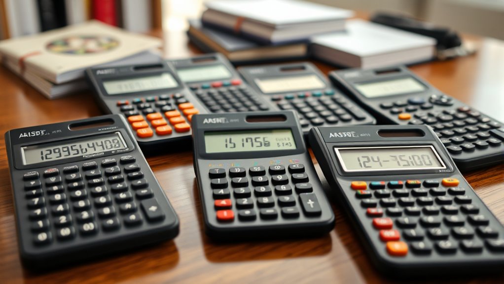 key calculator features selection