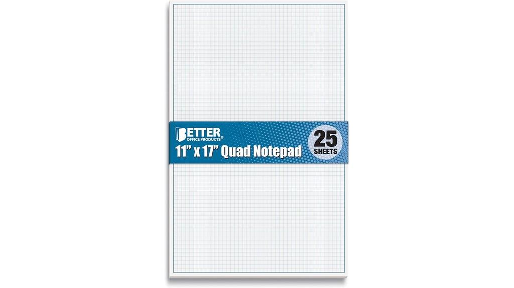 large graph paper pad