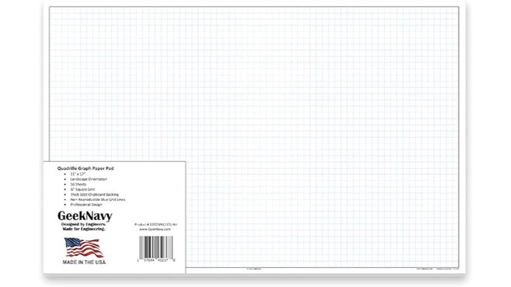 large graph paper pads