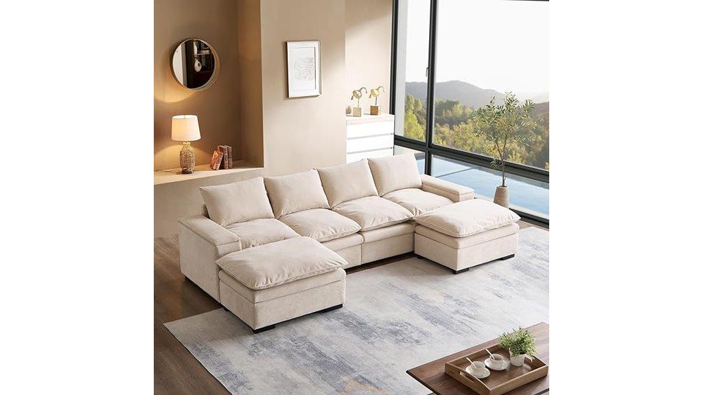 large modular sofa