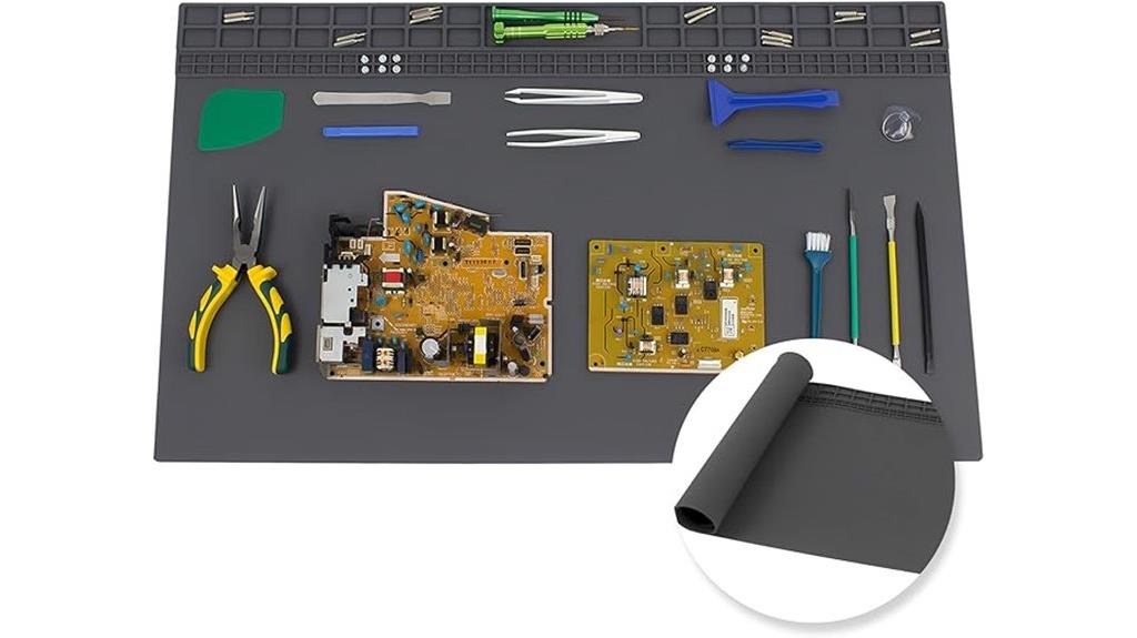 large silicone soldering mat