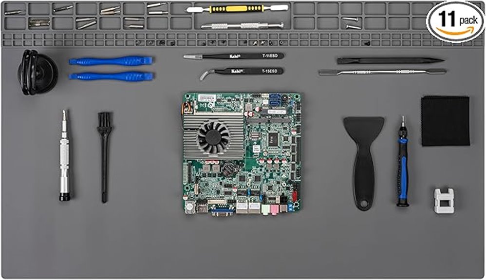 large soldering mat dimensions