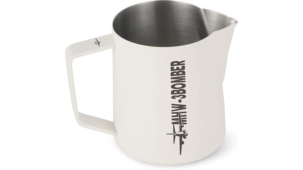 large stainless steel pitcher
