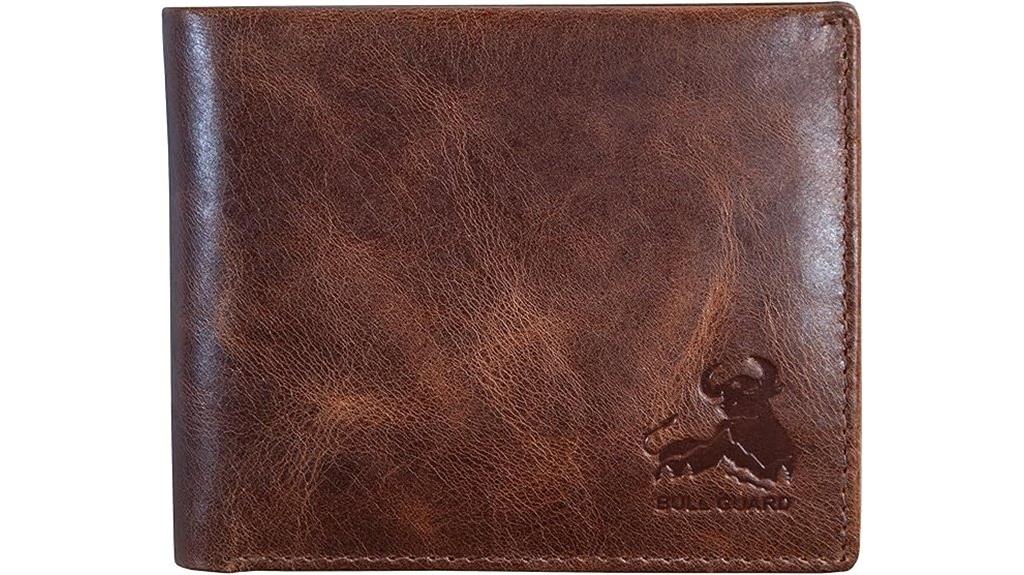 leather rfid blocking wallet