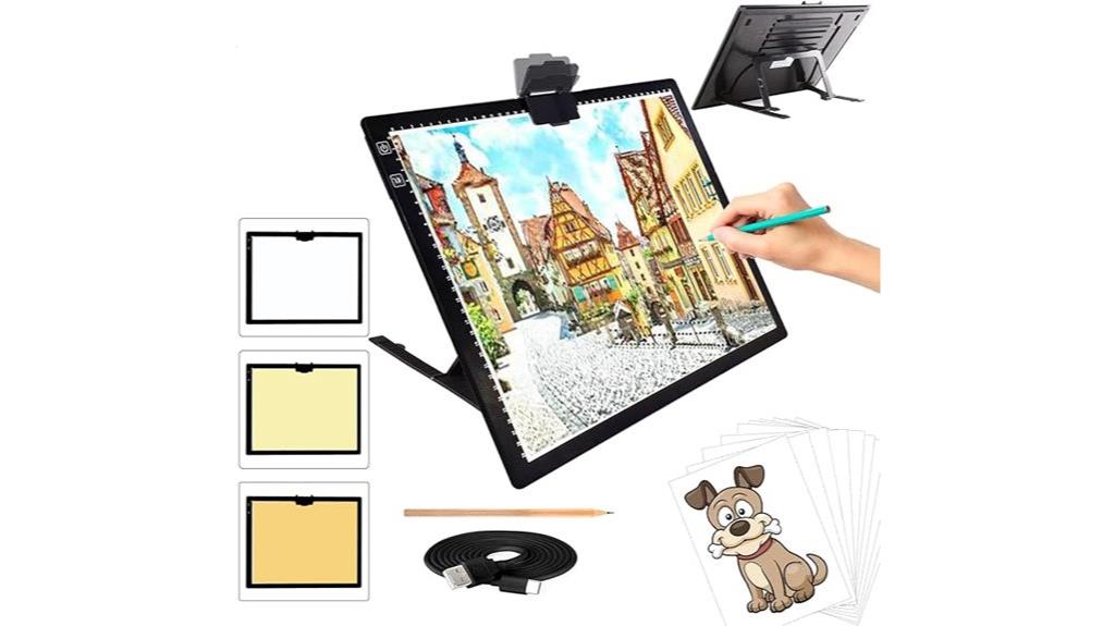 light pad with stand
