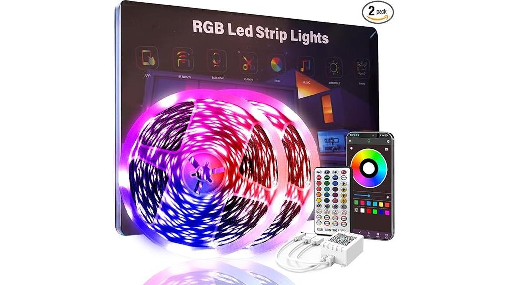 long led strip with music