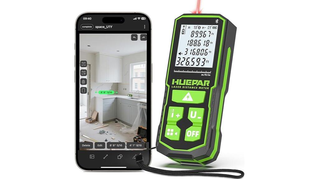 long range laser measuring device