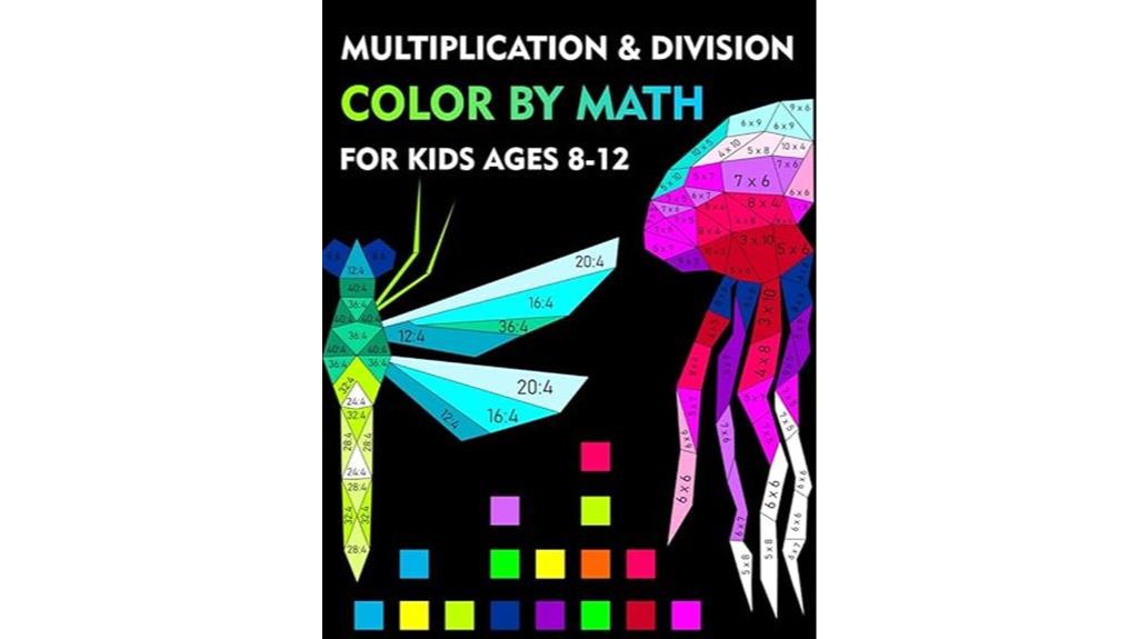 math themed coloring workbook