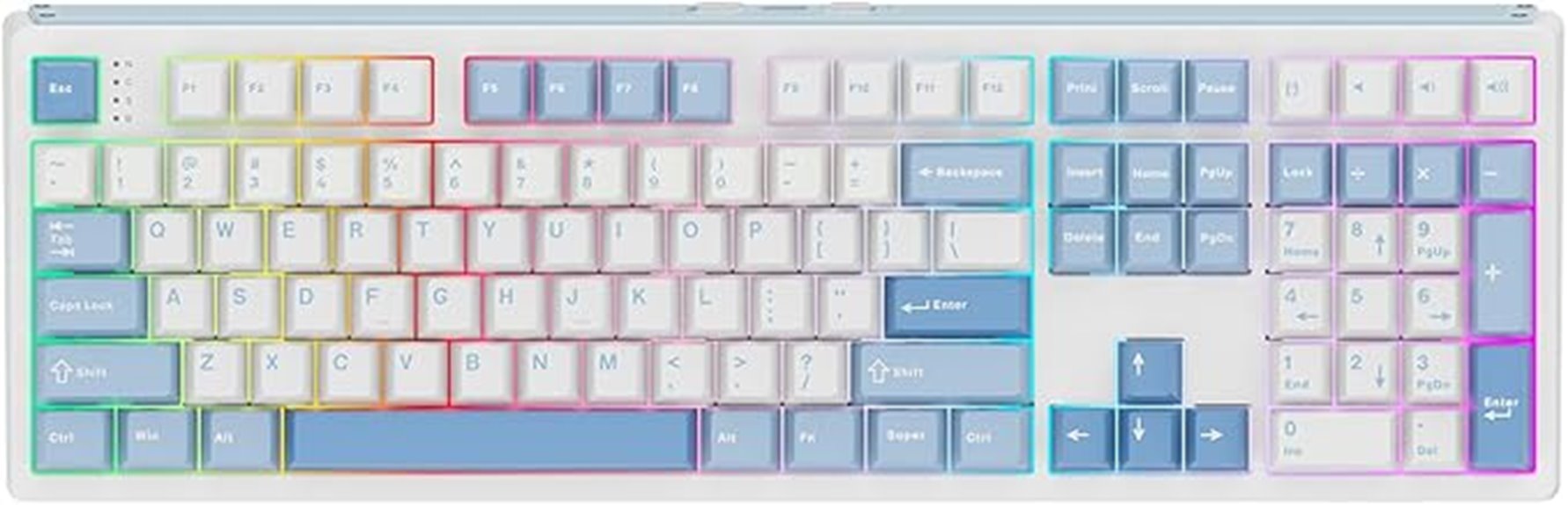 mechanical rgb backlit keyboard