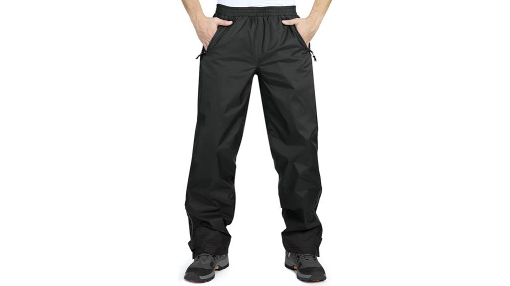 men s waterproof rain pants