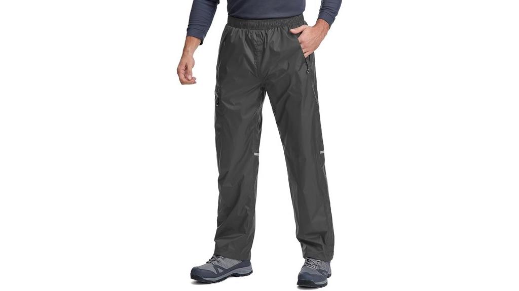 men s waterproof rain pants