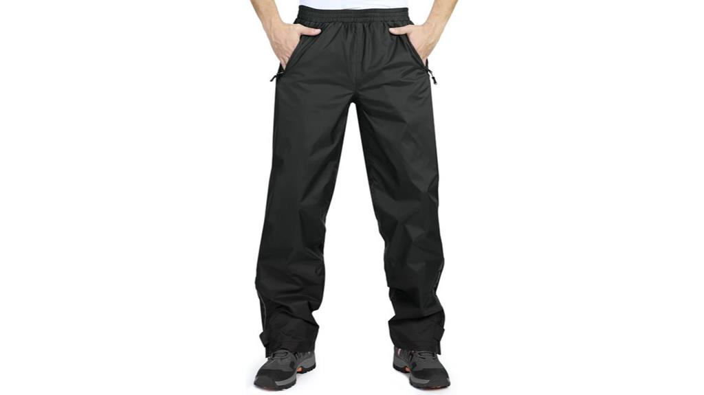 men s waterproof rain pants