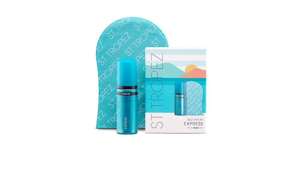 mini kit for quick tanning