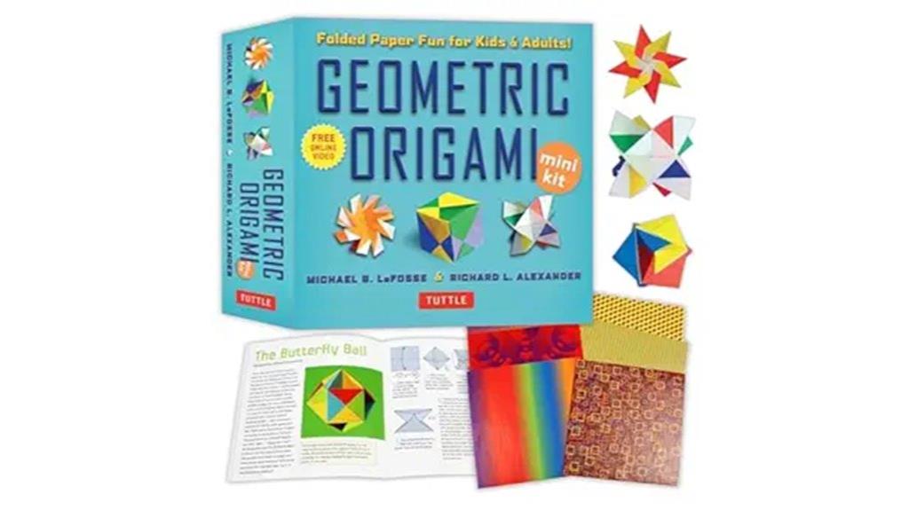 mini origami paper kit