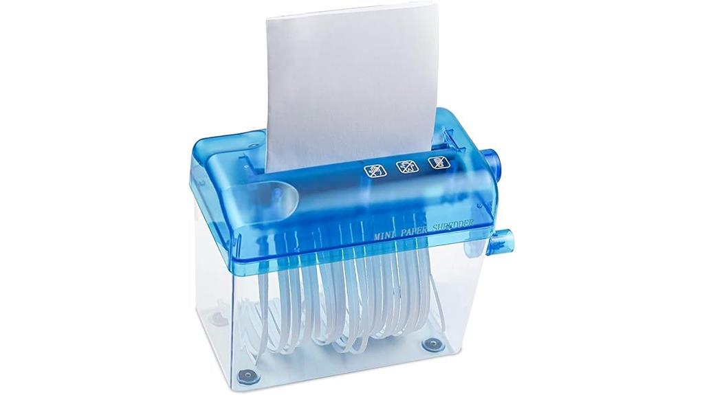 mini paper shredder