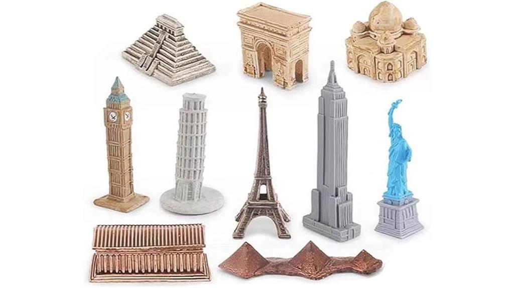 miniature architectural model set