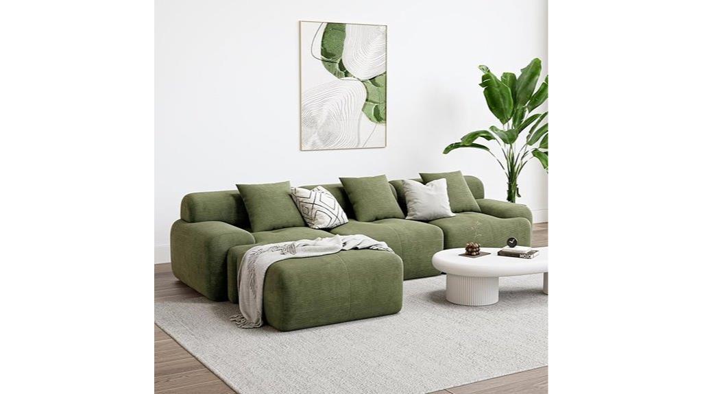 modern l shaped sofa