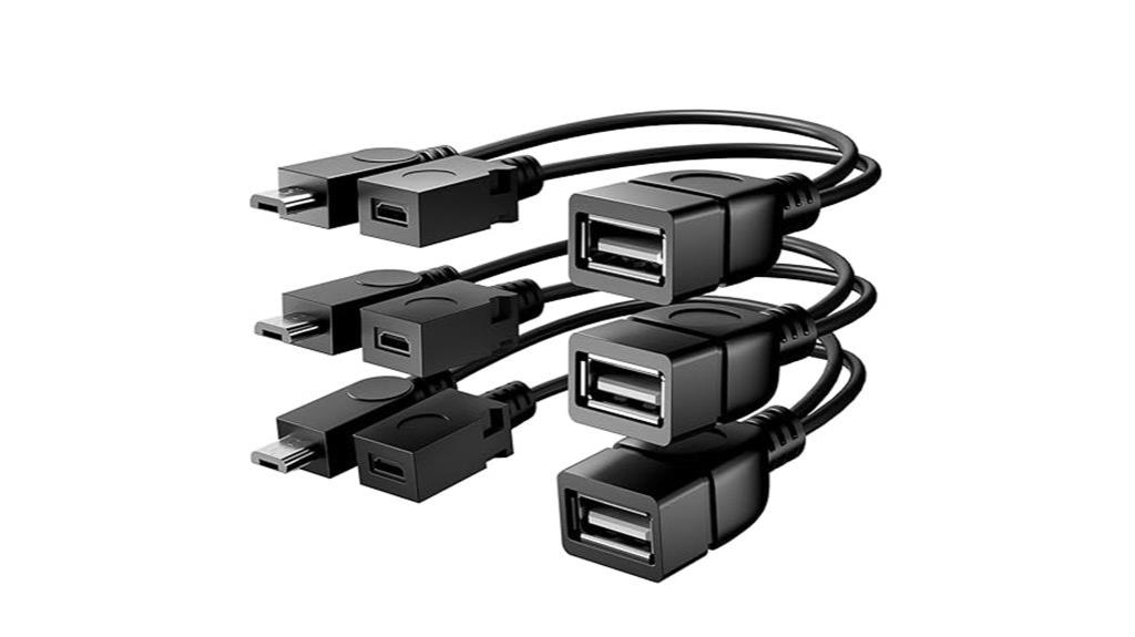 multiple usb otg cables