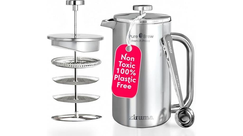 non toxic stainless french press