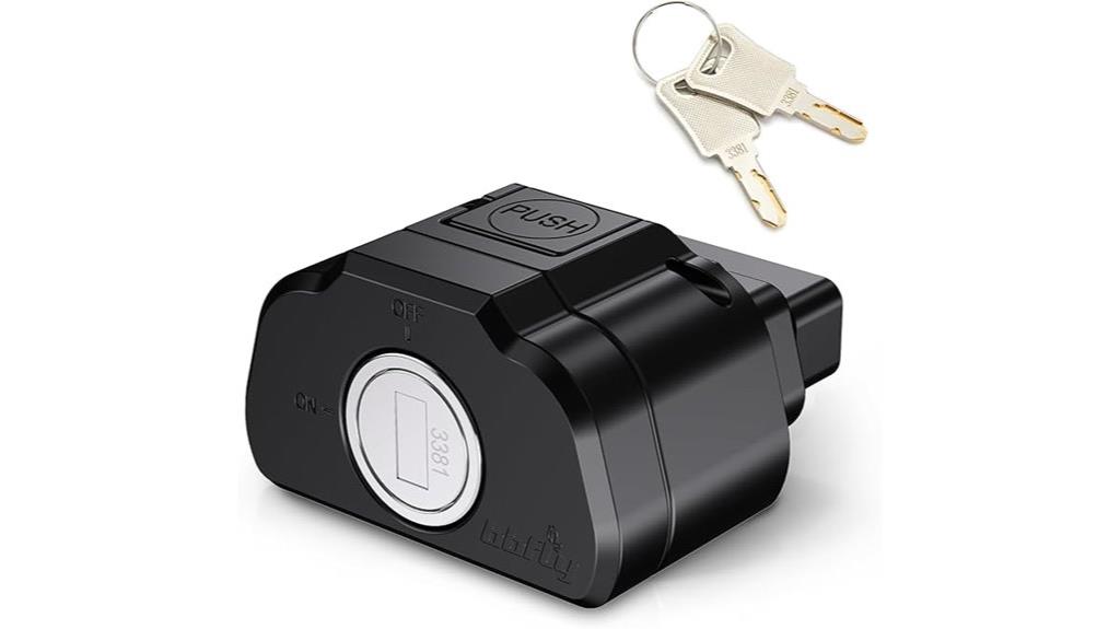 obd port locking device