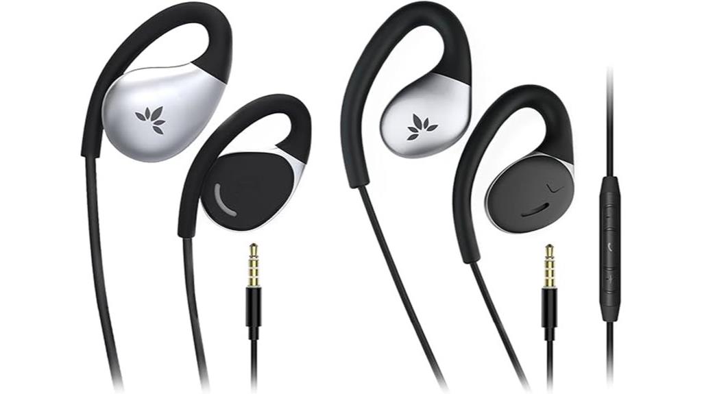 open ear earbuds with microphone