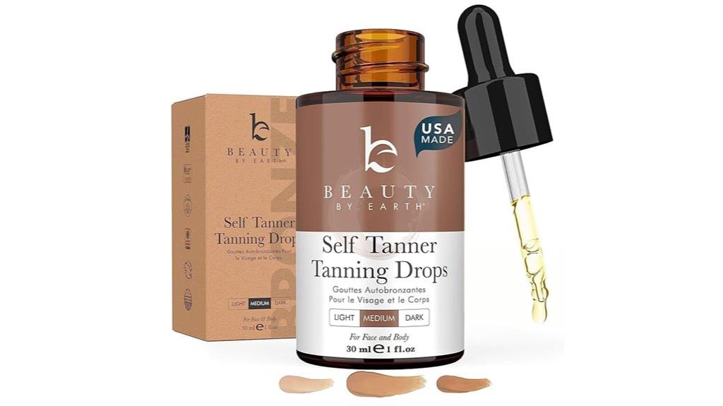 organic face and body tanning