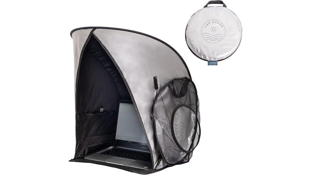 outdoor laptop sun shade