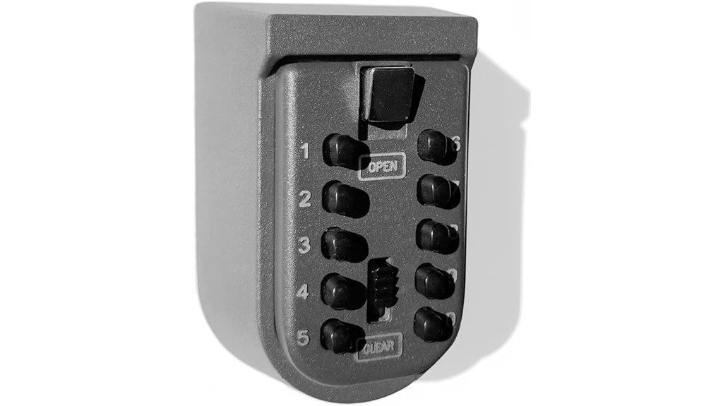 outdoor wall mounted lock box