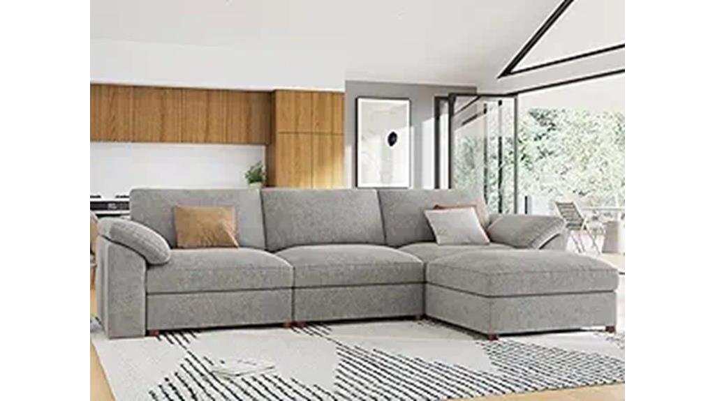 oversized modular sofa