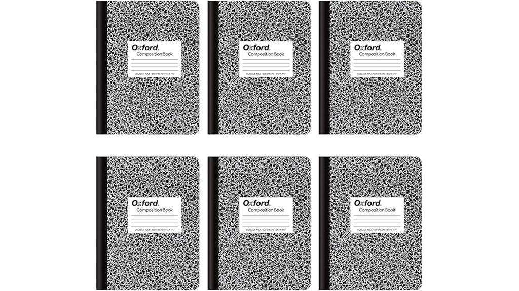 oxford college ruled notebooks
