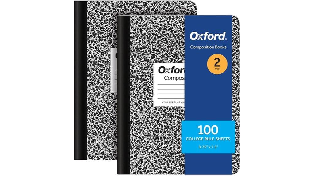 oxford college ruled notebooks