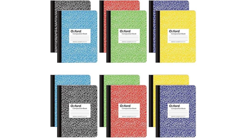 oxford wide ruled notebooks