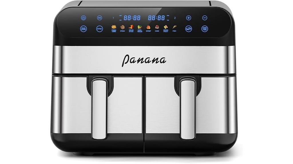 panana 9 5 quart dual basket