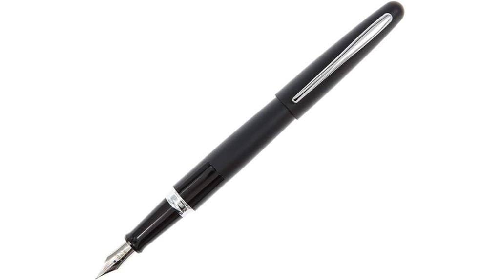 pilot black fountain pen