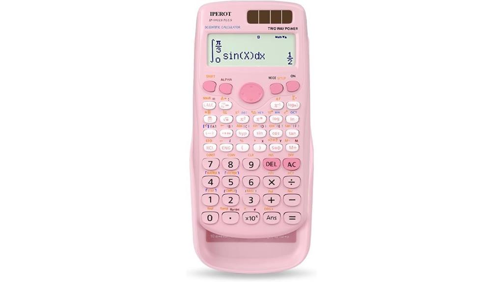 pink scientific calculator
