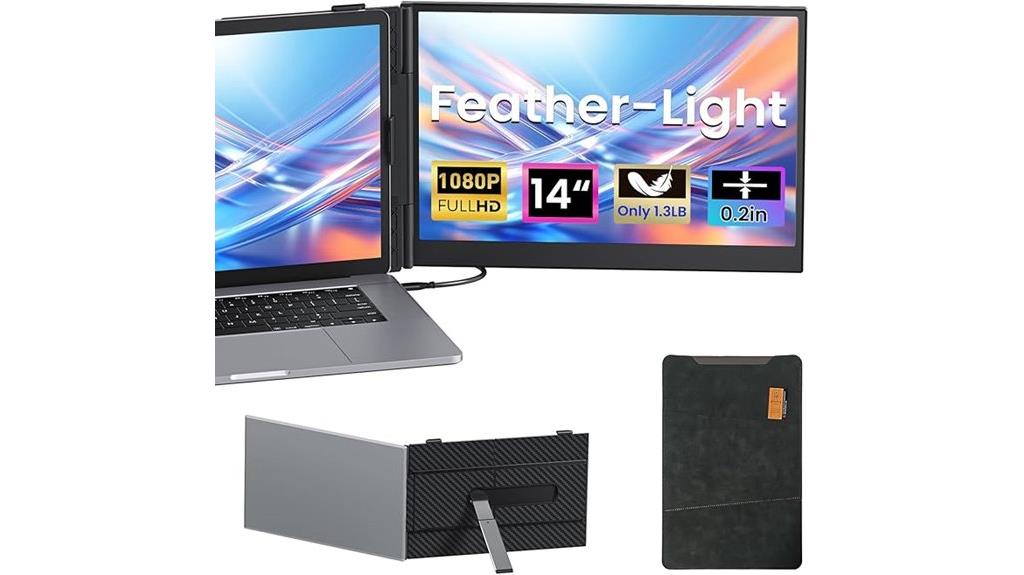 portable 14 dual monitor