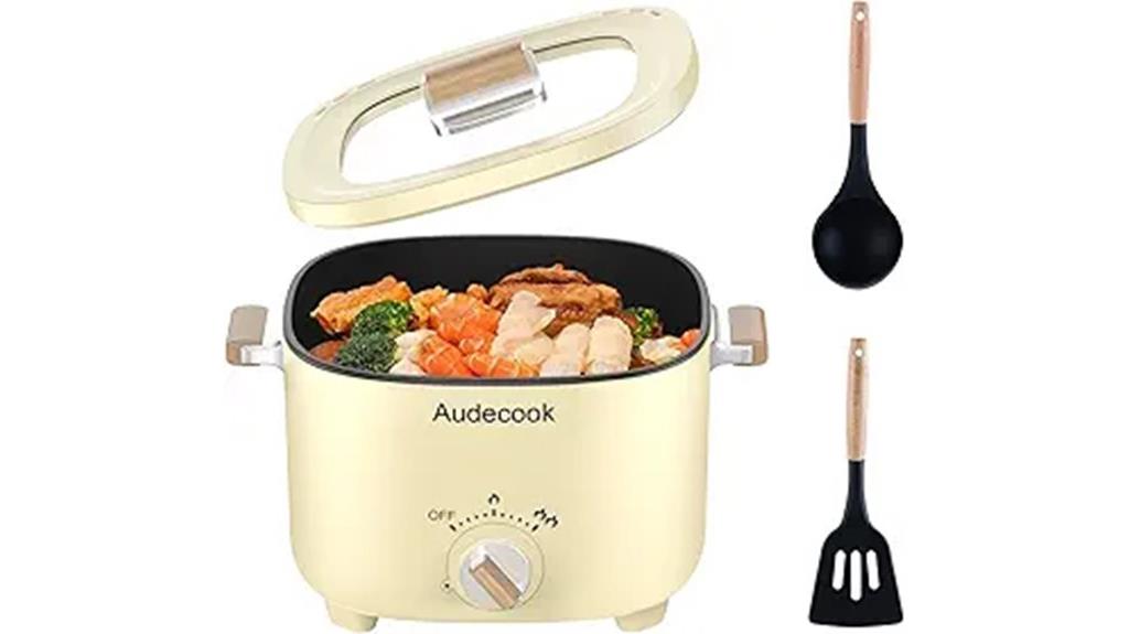 portable 2 5l nonstick multicooker