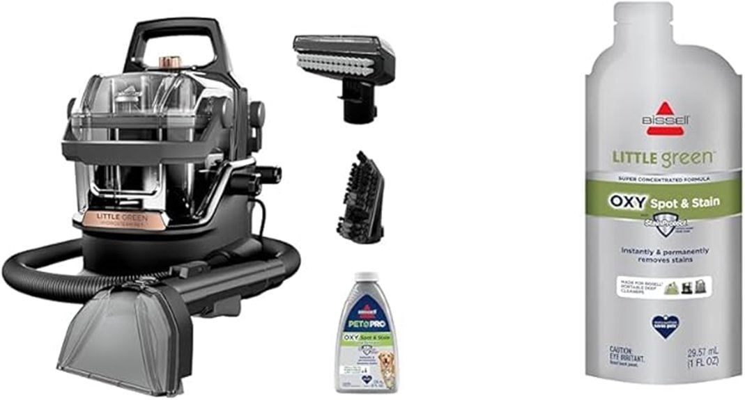 portable carpet cleaning device