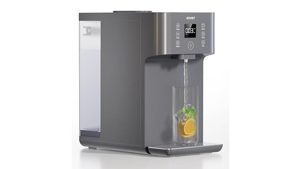 portable countertop water purifier