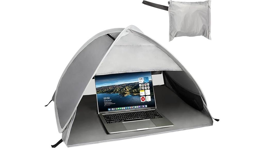 portable laptop sun shade