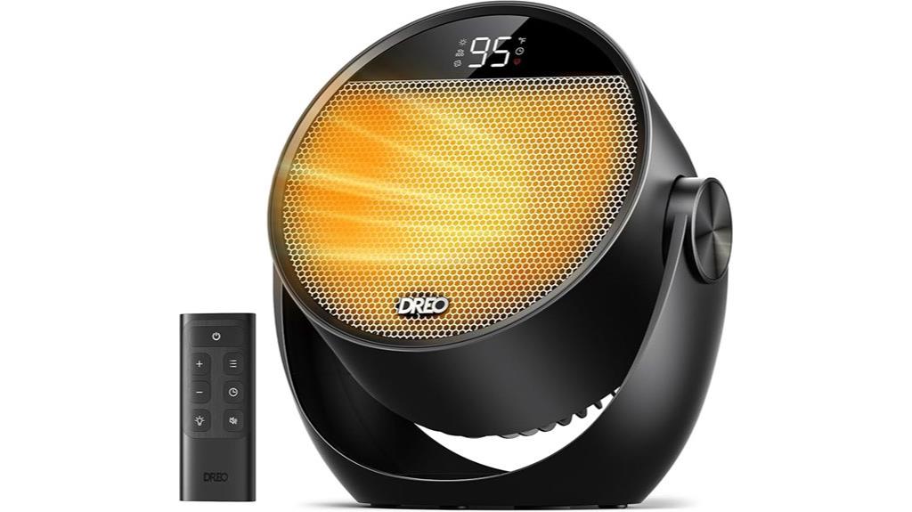powerful heater with remote