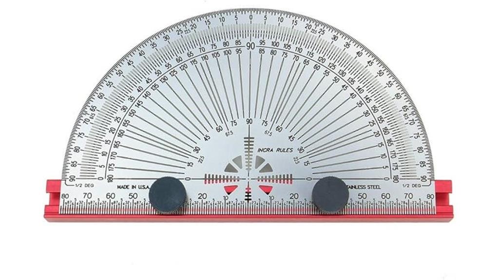 precision 160mm marking protractor