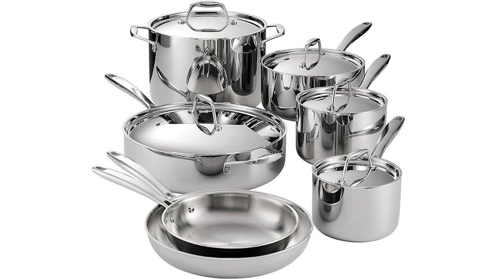 premium stainless steel cookware