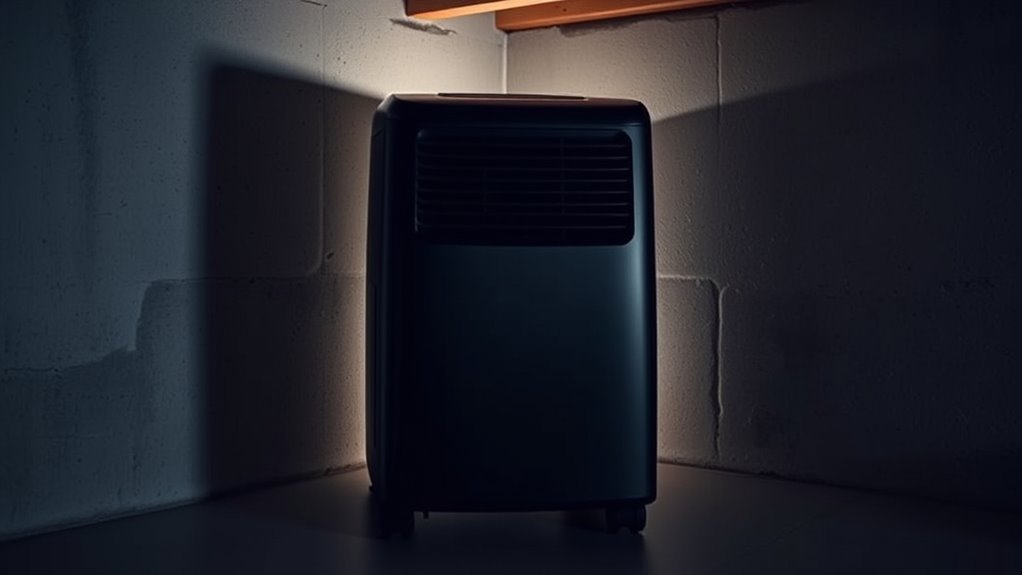 quiet efficient basement dehumidifier