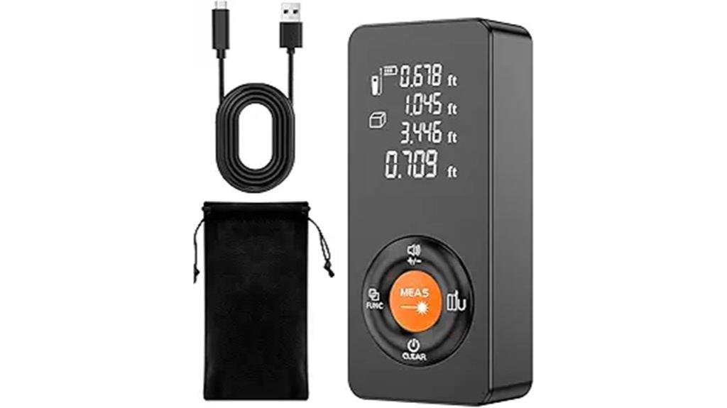rechargeable 196ft laser tool