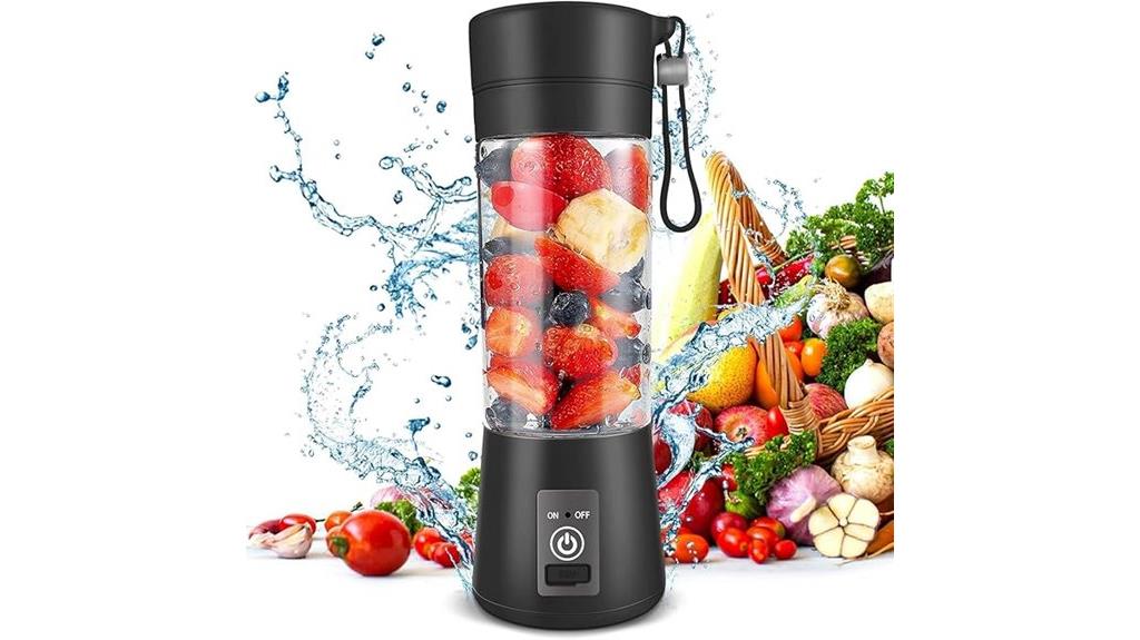 rechargeable portable blender with blades