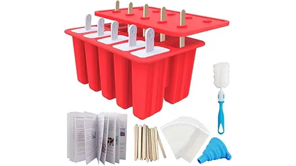 red miaowoof popsicle molds