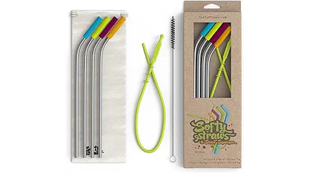 reusable stainless steel straws